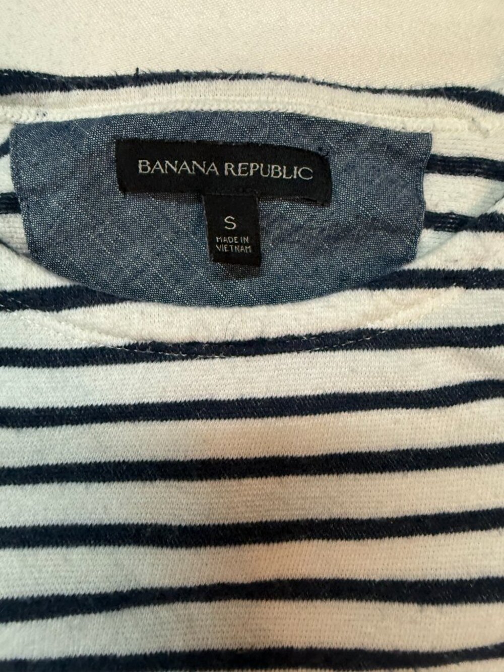 Banana Republic Men's Striped Long Sleeve Tee Lot of 2 Size S - Picture 4 of 8